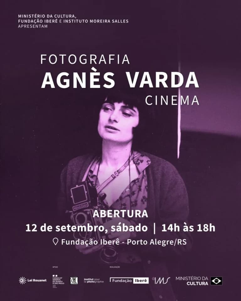 PORTO ALEGRE RECEBE AGNÈS VARDA EM UMA EXPOSIÇÃO SOBRE FOTOGRAFIA E CINEMA